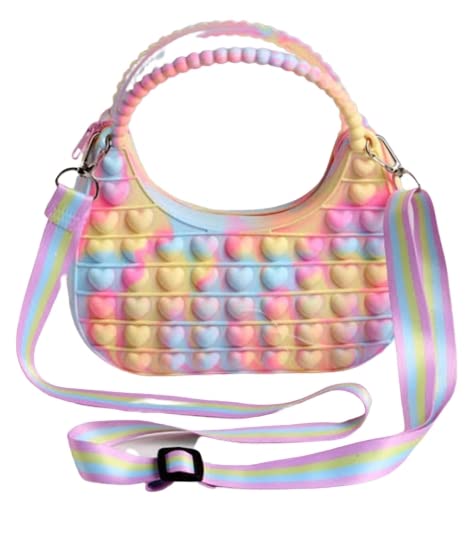 Silicone Pop it Sling Bag Purse for Kids / Girls