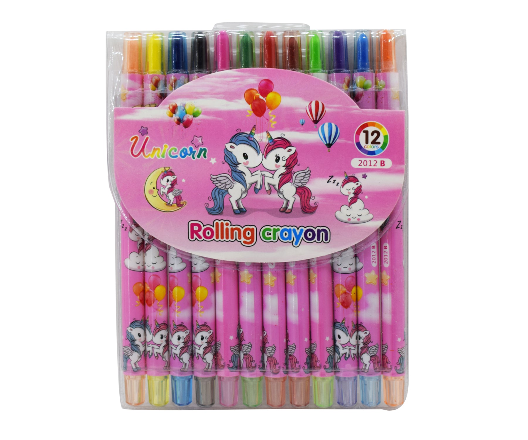Unicorn Twistable Rolling Crayons Colors for Coloring for Kids