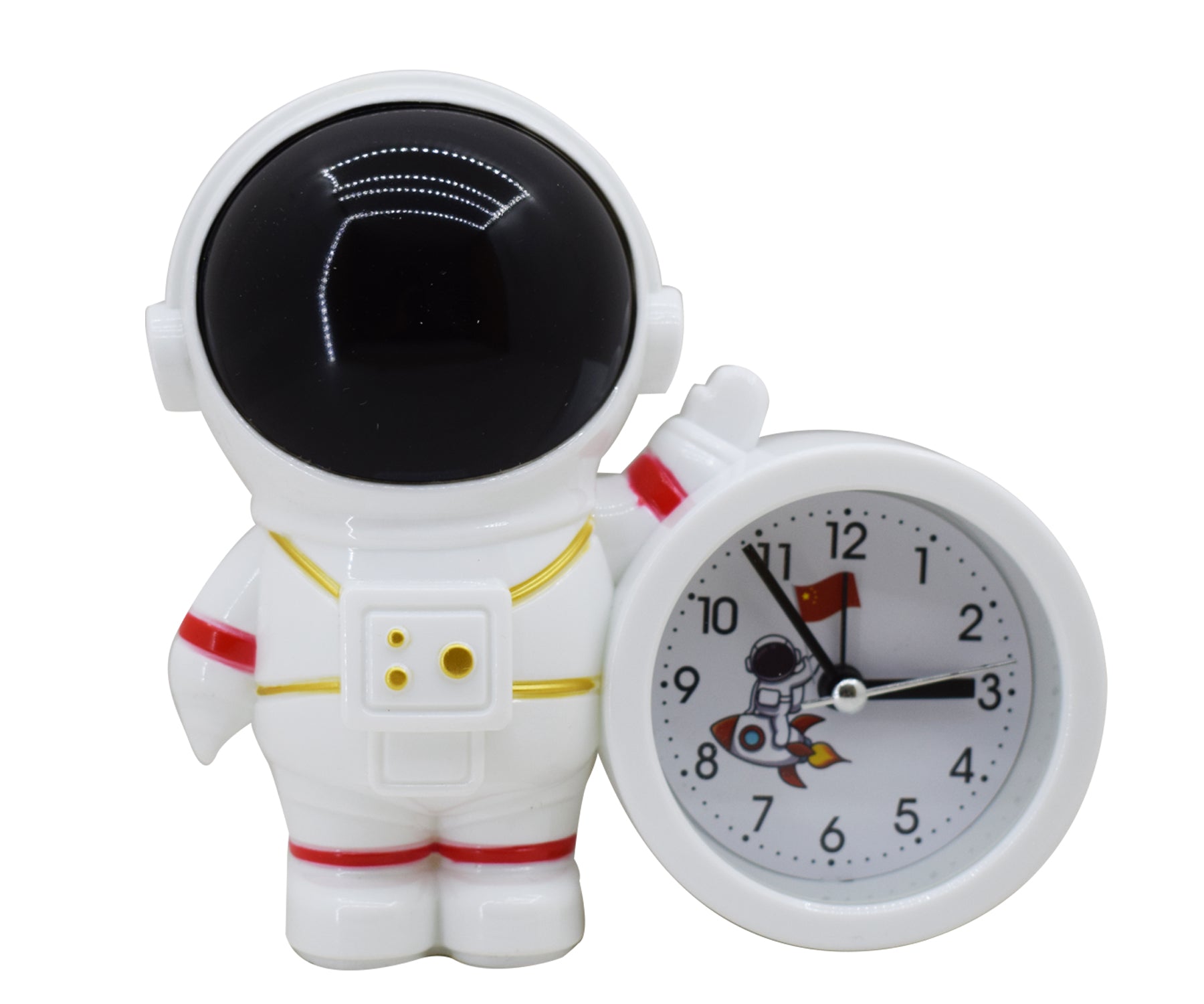 Space Theme Astronauts Spaceman Alarm Table Clock for Kids