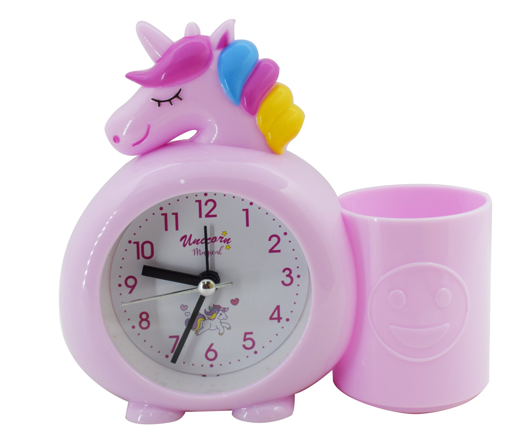 Unicorn Alarm Table Clock with Pen/Pencil Stand for Kids Birthday Return Gifts