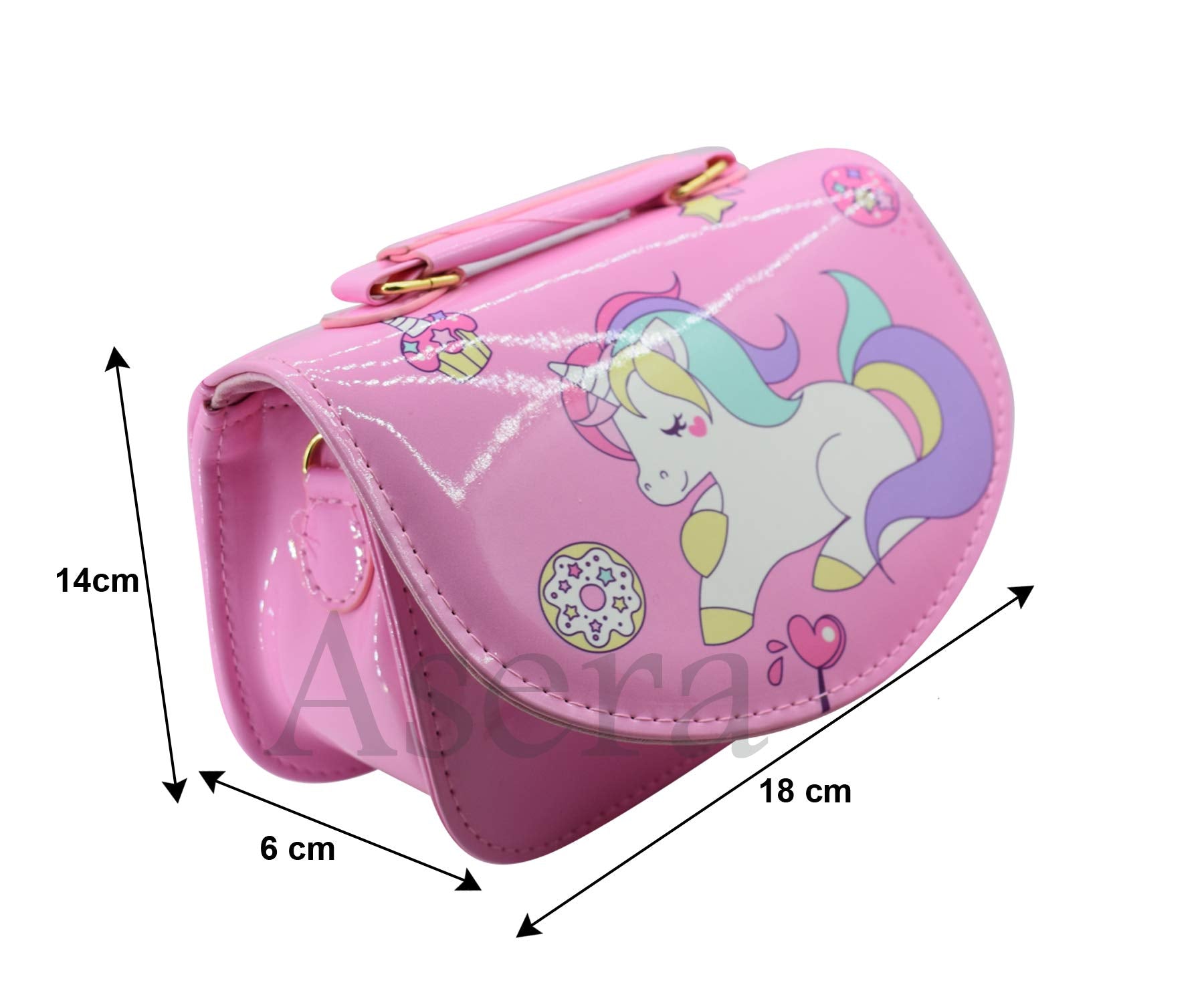 Asera Unicorn Sling Bags Shoulder bag Hand Bag Purse for Kids Girls