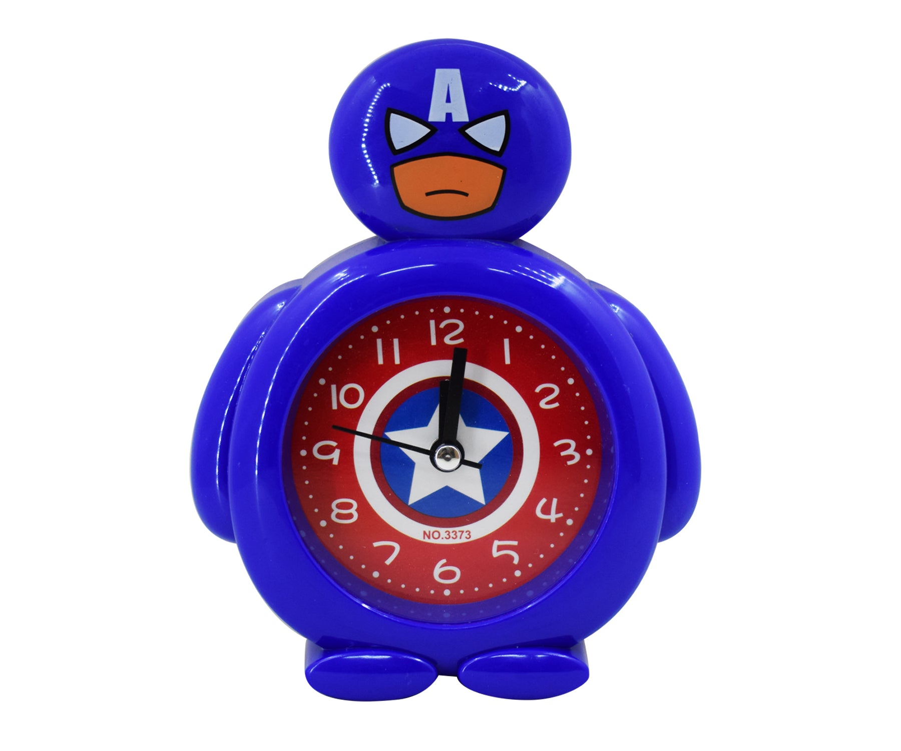 Avenger Theme Captain America Table Alarm Clock for Kids