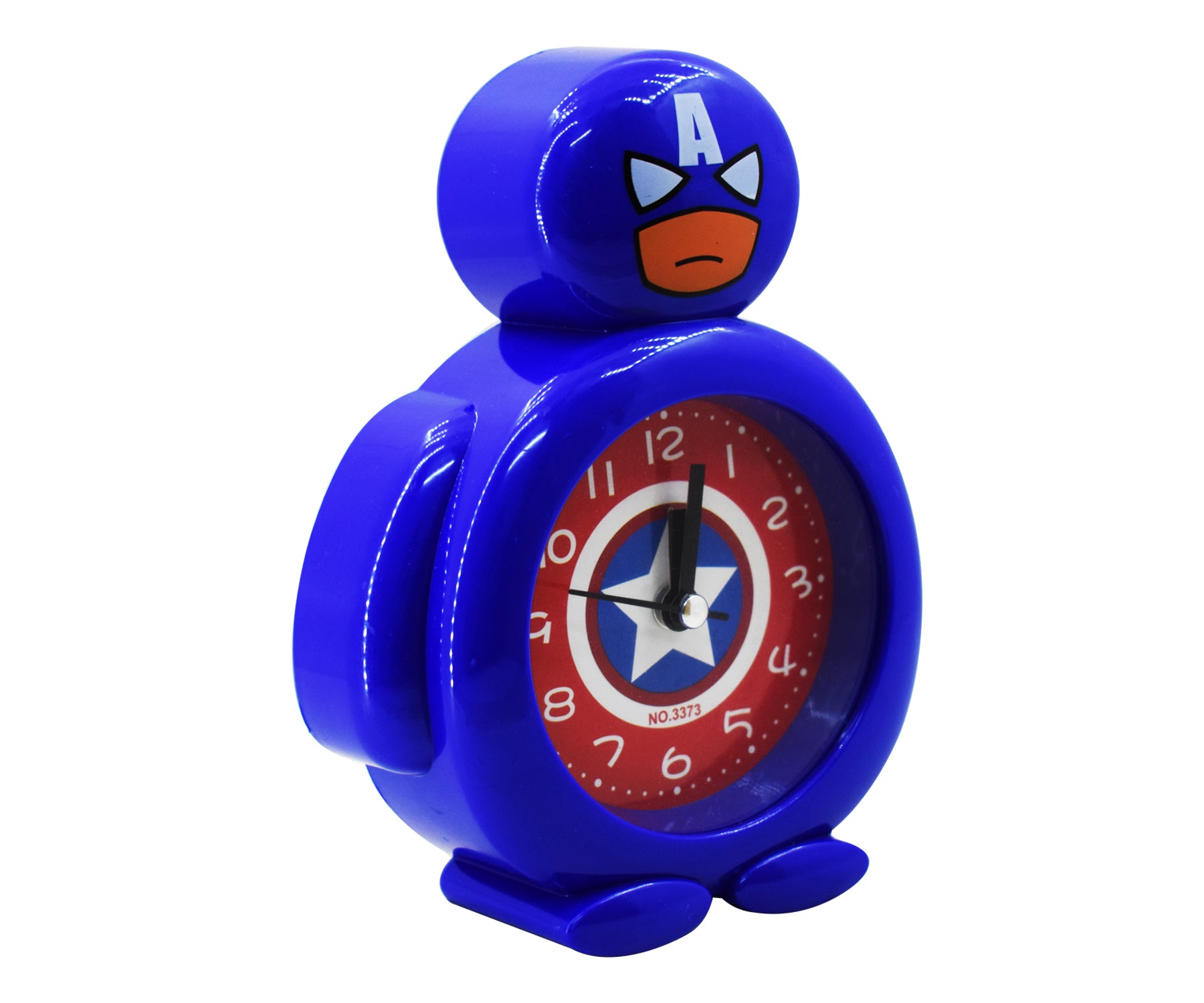 Avenger Theme Captain America Table Alarm Clock for Kids